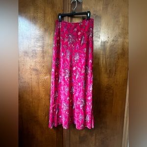 Express silk maxi skirt